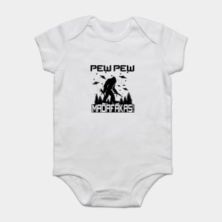 Pew Pew Bigfoot Baby Bodysuit